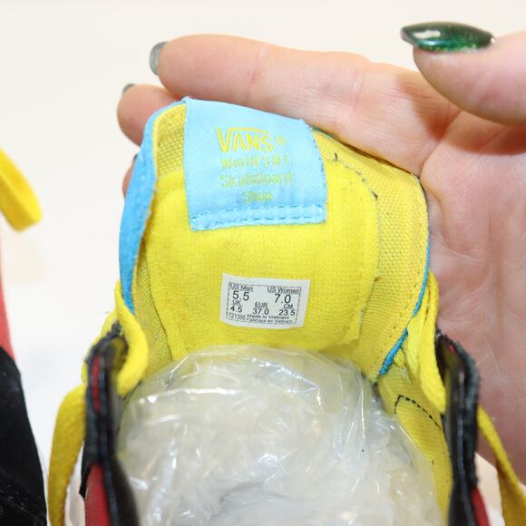 Vans x The Simpsons El Barto Skate Shoes W7 M5.5 main image 8